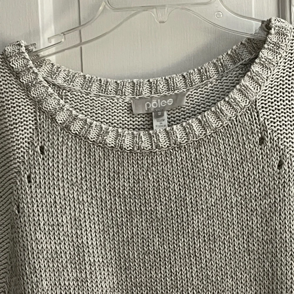 Poles Maison Montagut Loose Knit Tunic Sweater Loose Knit Size Small